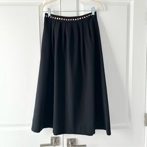 Love Moschino Colorful Waist Midi Skirt